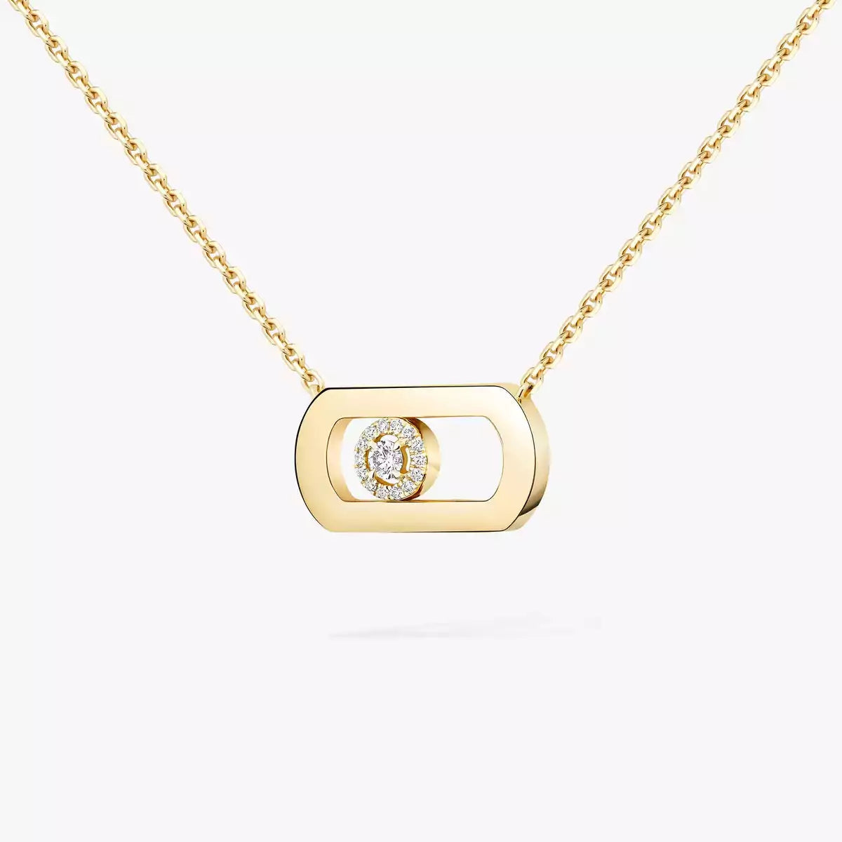 [Sophire Jewelry]So Move Diamond Necklace in Gold