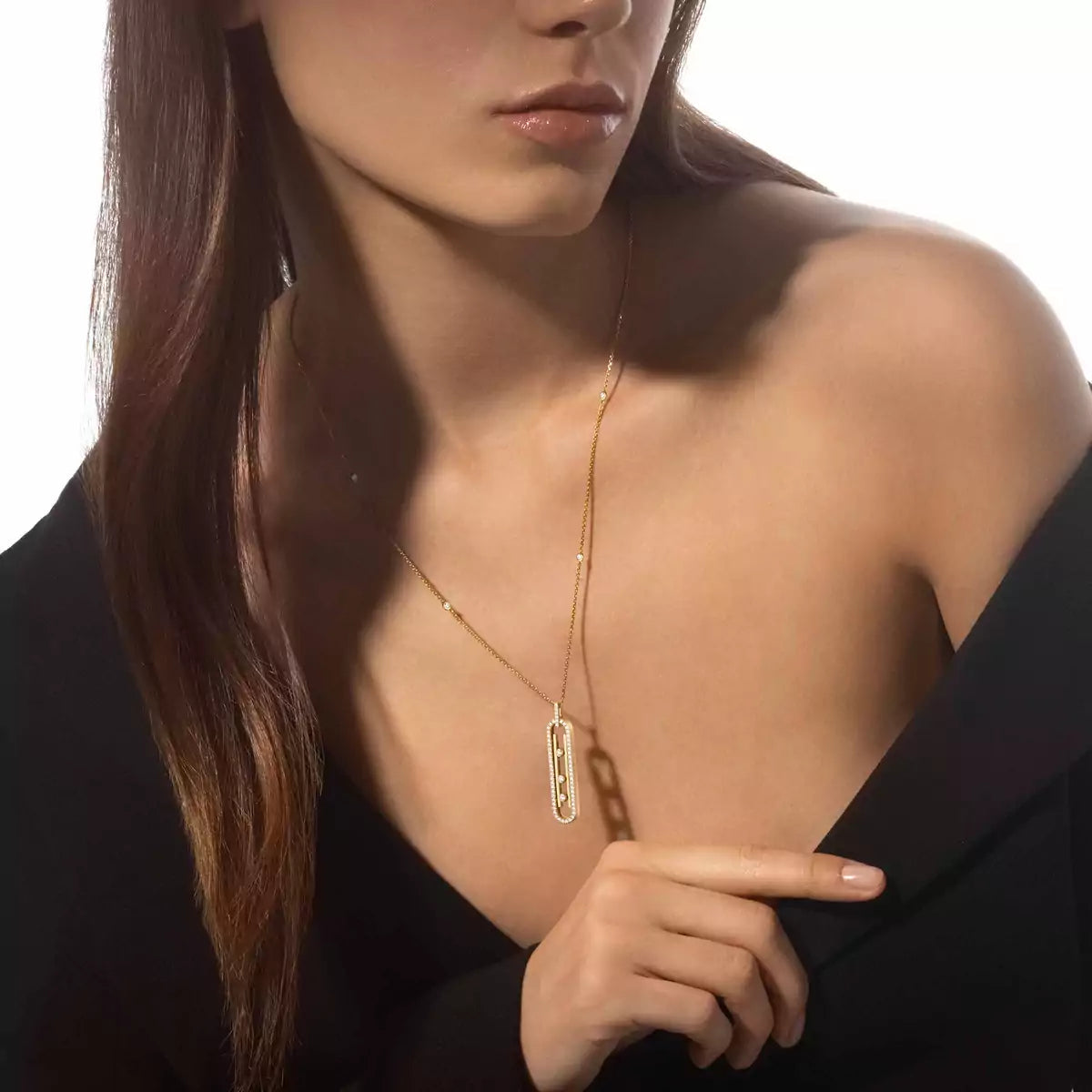[Sophire Jewelry]Diamond Necklace Move 10Th