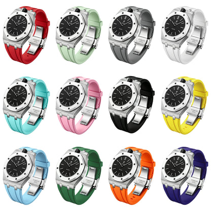 [Sophire]Royal Oak Pop Exclusive Steel Case & Silicone Strap With Cradle
