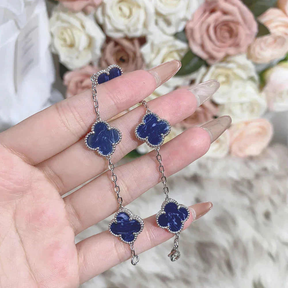 [Sophire Jewelry ]CLOVER 5 MOTIF PIETERSITE BRACELET COLLECTION