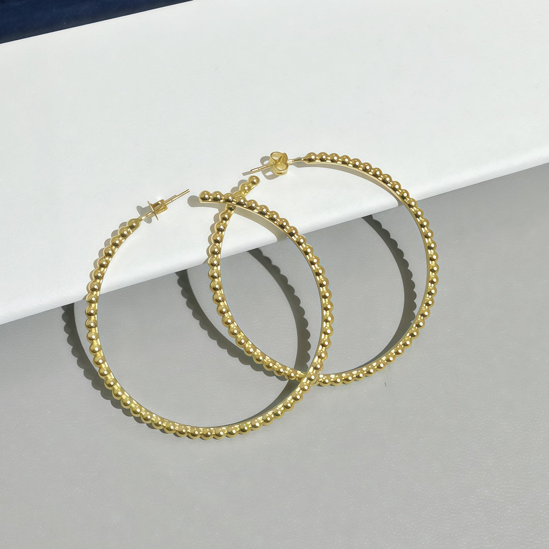 [Sophire Jewelry] SMOOTH BEAD STUD EARRINGS