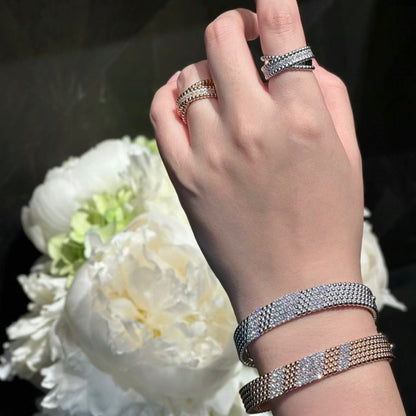 [Sophire Jewelry]  FIVE-ROW DIAMOND BRACELET