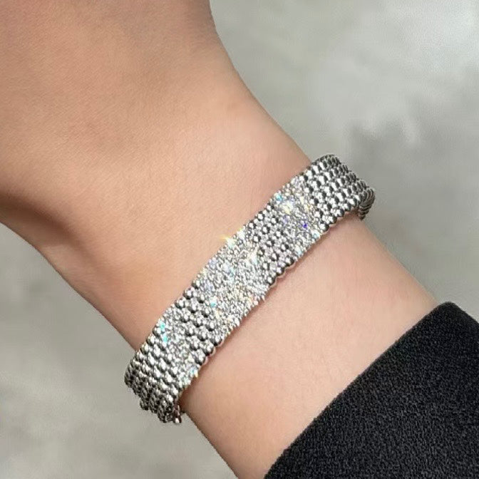[Sophire Jewelry]  FIVE-ROW DIAMOND BRACELET