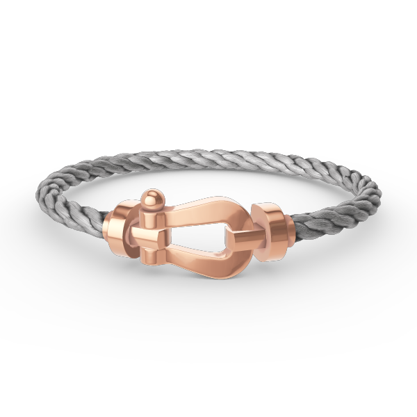 [Sophire Jewelry ]FORCE LARGE HORSESHOE NO DIAMOND BRACELET ROSE GOLD