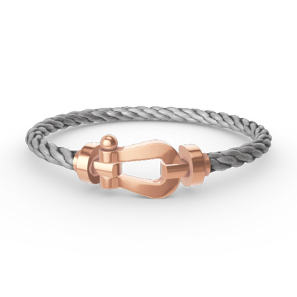 [Sophire Jewelry ]FORCE LARGE HORSESHOE NO DIAMOND BRACELET ROSE GOLD