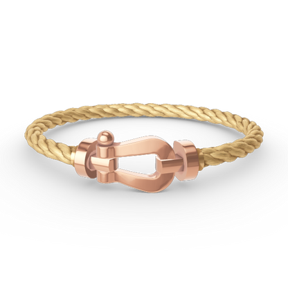 [Sophire Jewelry ]FORCE LARGE HORSESHOE NO DIAMOND BRACELET ROSE GOLD