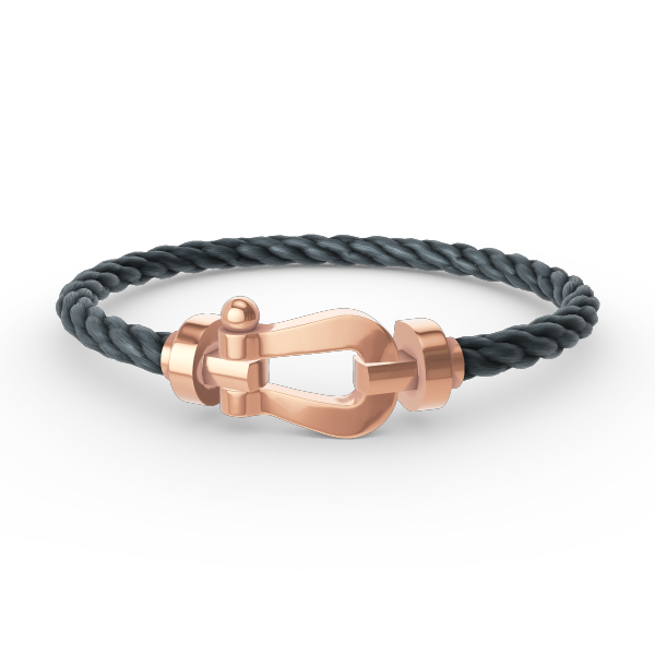 [Sophire Jewelry ]FORCE LARGE HORSESHOE NO DIAMOND BRACELET ROSE GOLD