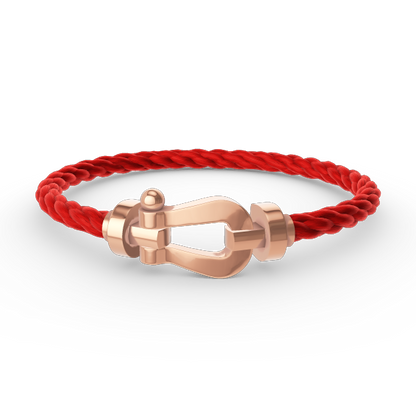 [Sophire Jewelry ]FORCE LARGE HORSESHOE NO DIAMOND BRACELET ROSE GOLD