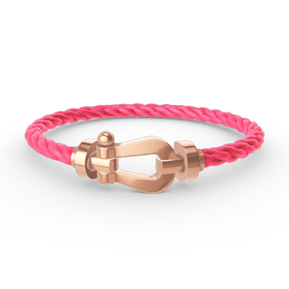 [Sophire Jewelry ]FORCE LARGE HORSESHOE NO DIAMOND BRACELET ROSE GOLD