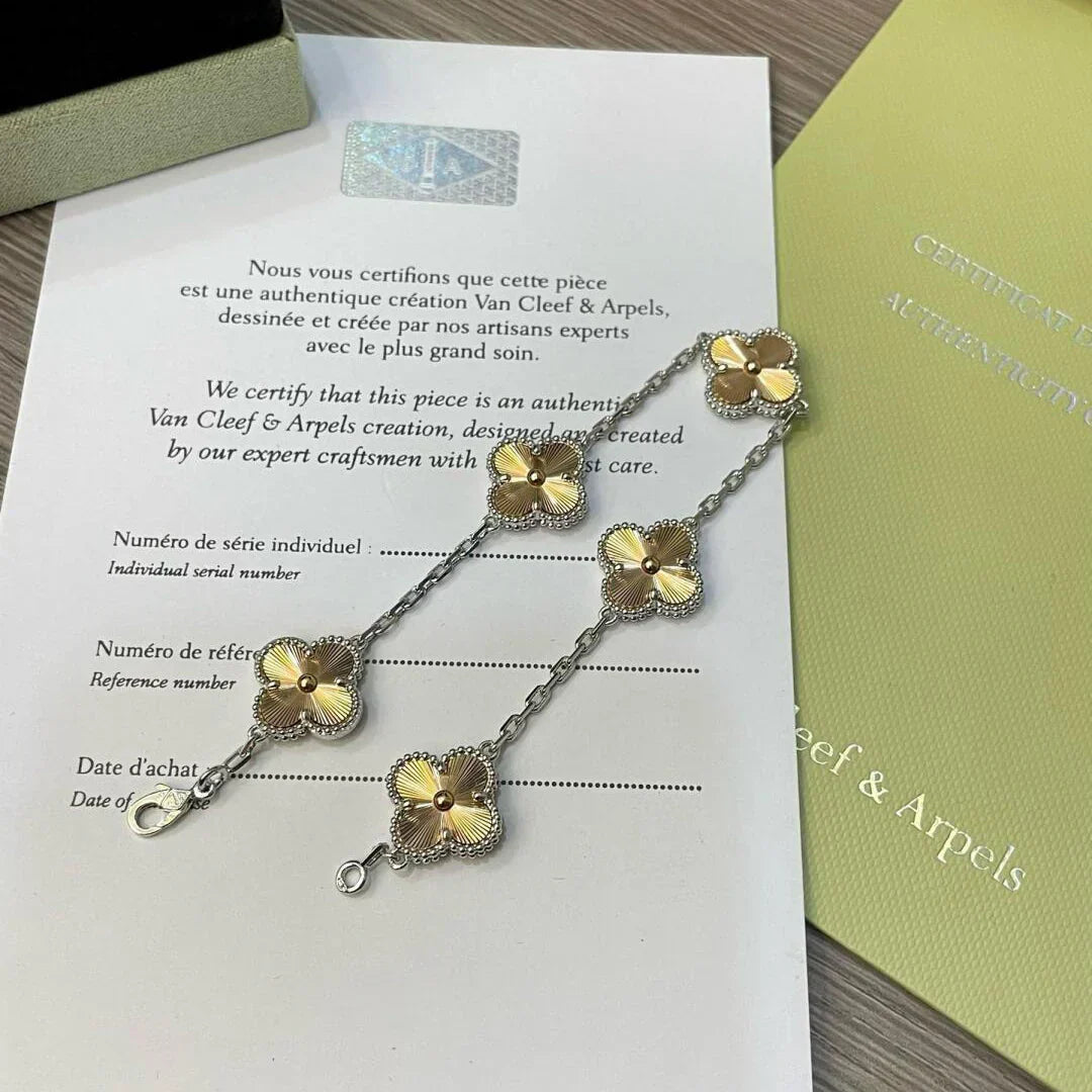 [Sophire Jewelry ] CLOVER 5 MOTIF LASER BRACELET COLLECTION