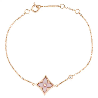 [Sophire Jewelry ]STAR 1 DIAMOND PINK GOLD BRACELET