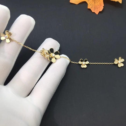 [Sophire Jewelry ]FRIVOLE GOLD 5 FLOWERS BRACELET