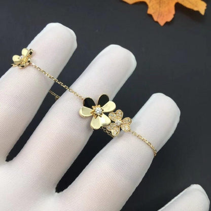 [Sophire Jewelry ]FRIVOLE GOLD 5 FLOWERS BRACELET