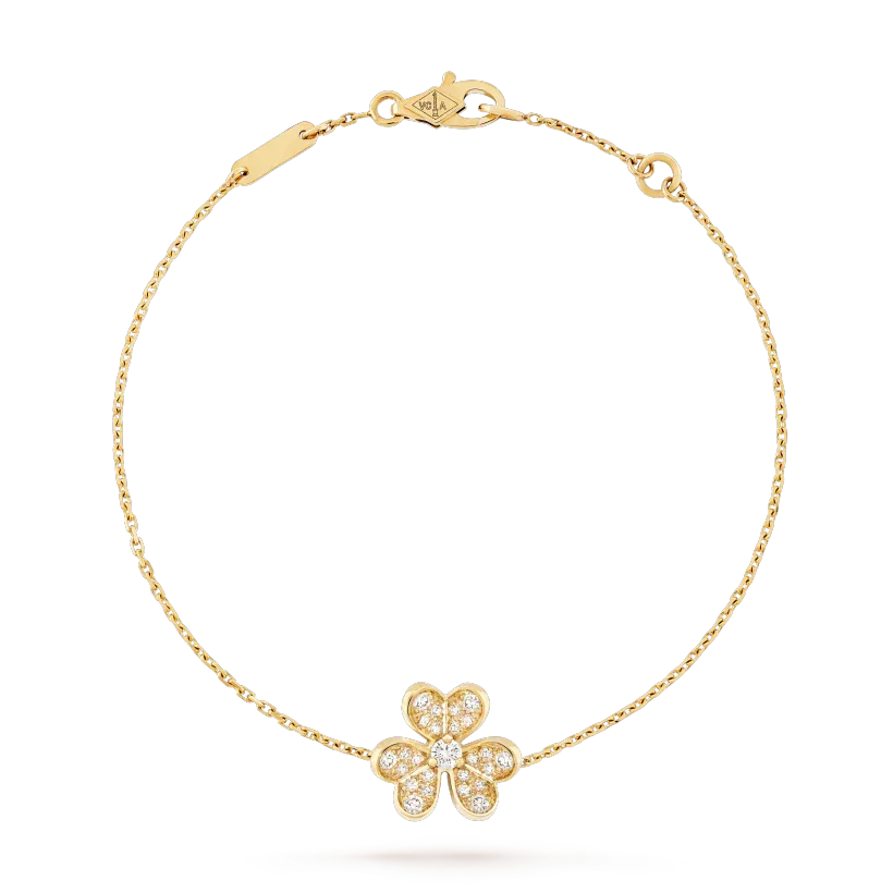 [Sophire Jewelry ]FRIVOLE GOLD FLOWER DIAMOND BRACELET