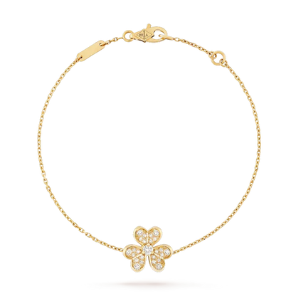 [Sophire Jewelry ]FRIVOLE GOLD FLOWER DIAMOND BRACELET