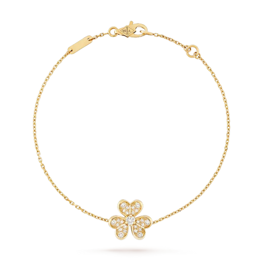 [Sophire Jewelry ]FRIVOLE GOLD FLOWER DIAMOND BRACELET
