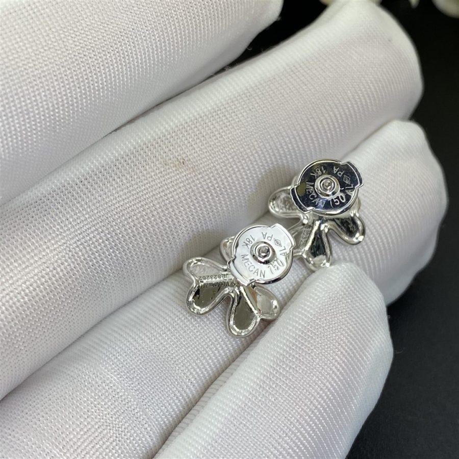 [Sophire Jewelry ]FRIVOLE MINI SILVER FLOWER EARRINGS