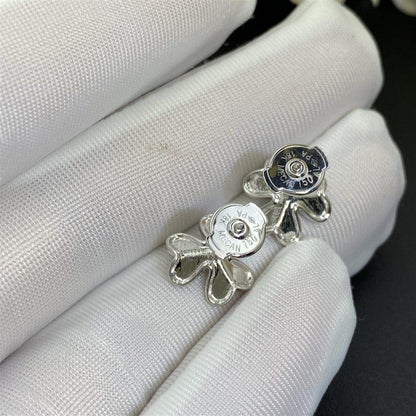 [Sophire Jewelry ]FRIVOLE MINI SILVER FLOWER EARRINGS