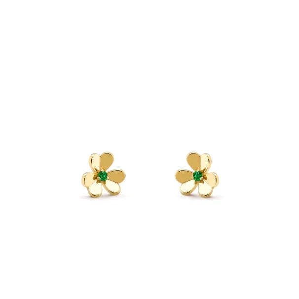 [Sophire Jewelry ]FRIVOLE  FLOWER MALACHITE EARRINGS