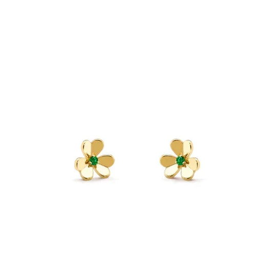 [Sophire Jewelry ]FRIVOLE  FLOWER MALACHITE EARRINGS