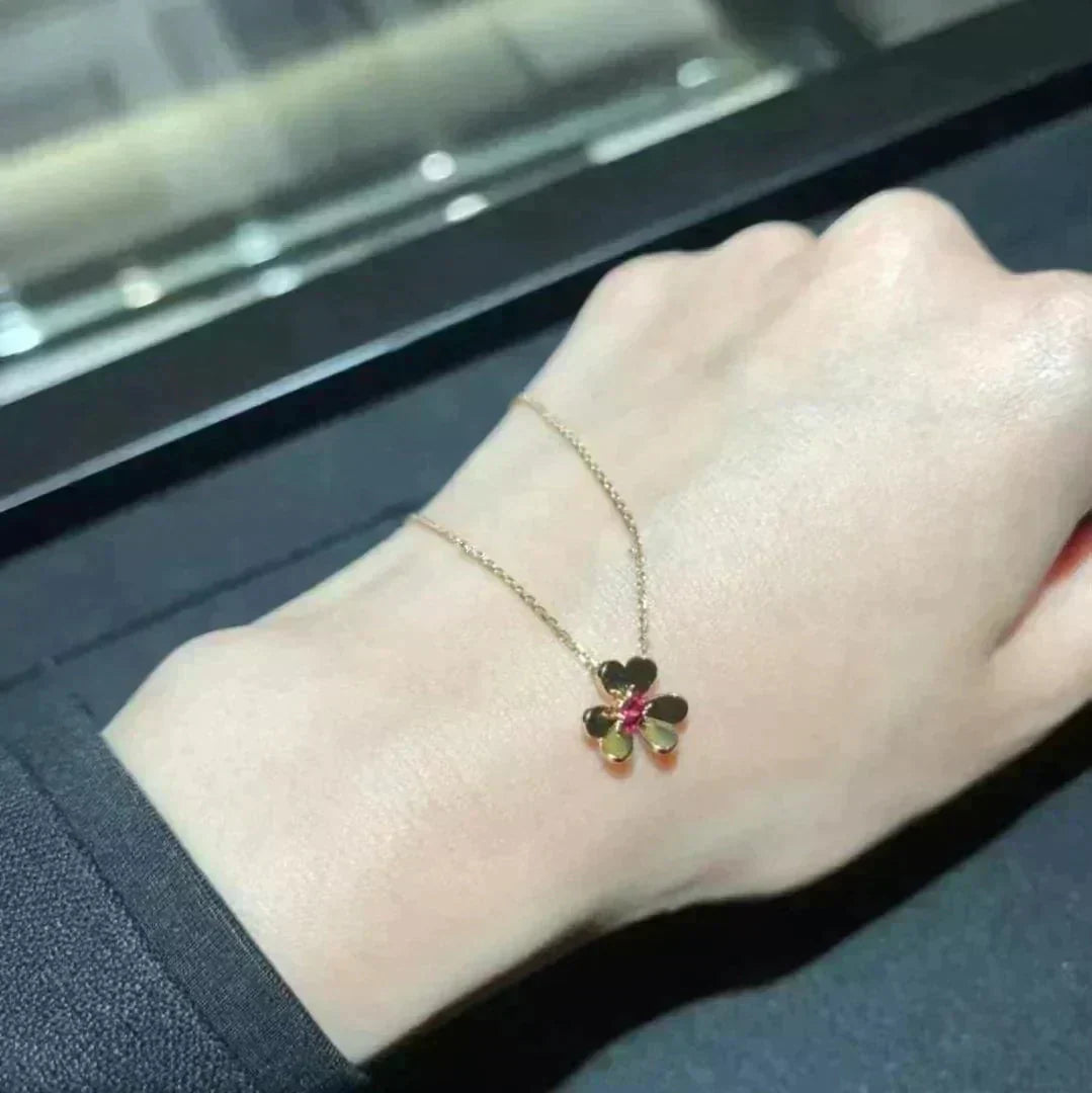 [Sophire Jewelry ]FRIVOLE GOLD FLOWER NECKLACE