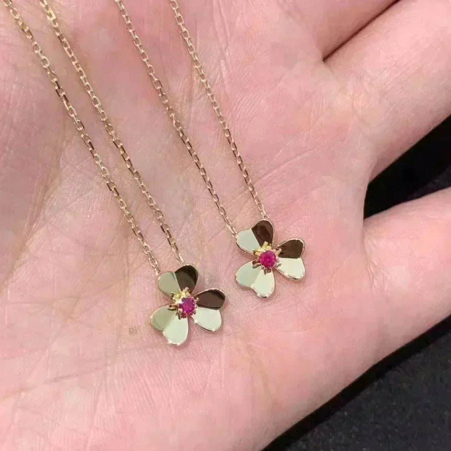 [Sophire Jewelry ]FRIVOLE GOLD FLOWER NECKLACE