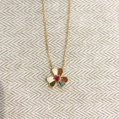 [Sophire Jewelry ]FRIVOLE GOLD FLOWER NECKLACE