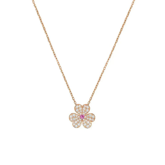 [Sophire]PAVÉ DIAMOND BUTTERFLY CHARM NECKLACE