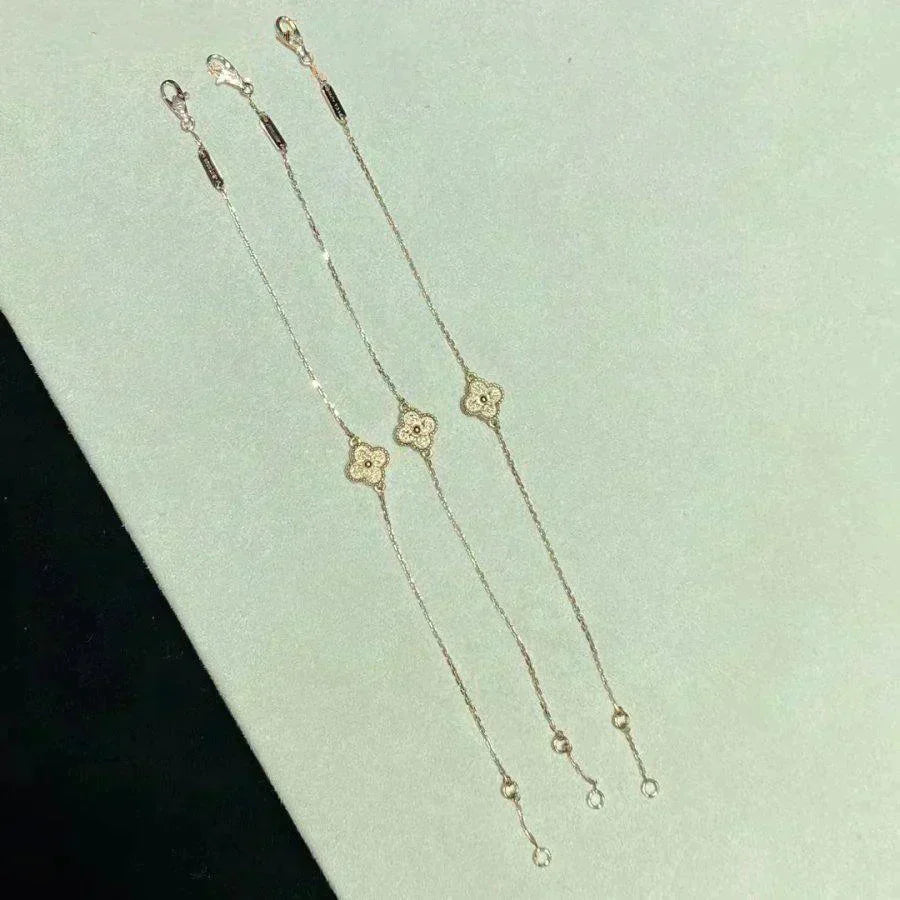 [Sophire Jewelry ]CLOVER SINGLE FLOWER BRACELET