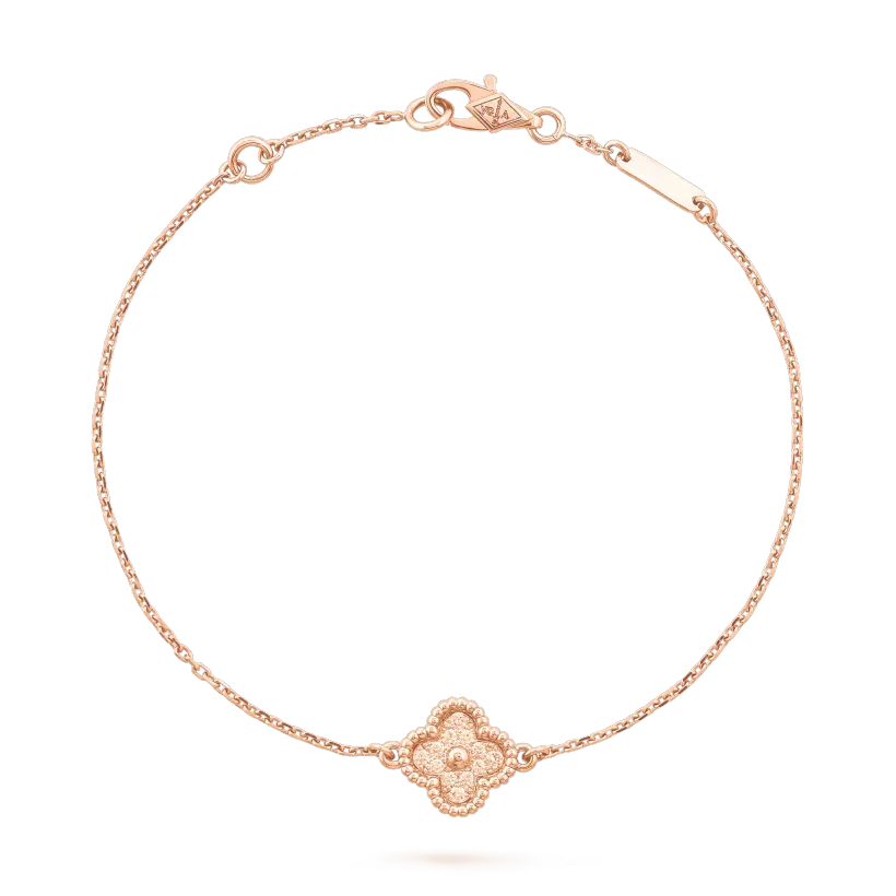 [Sophire Jewelry ]CLOVER SINGLE FLOWER BRACELET