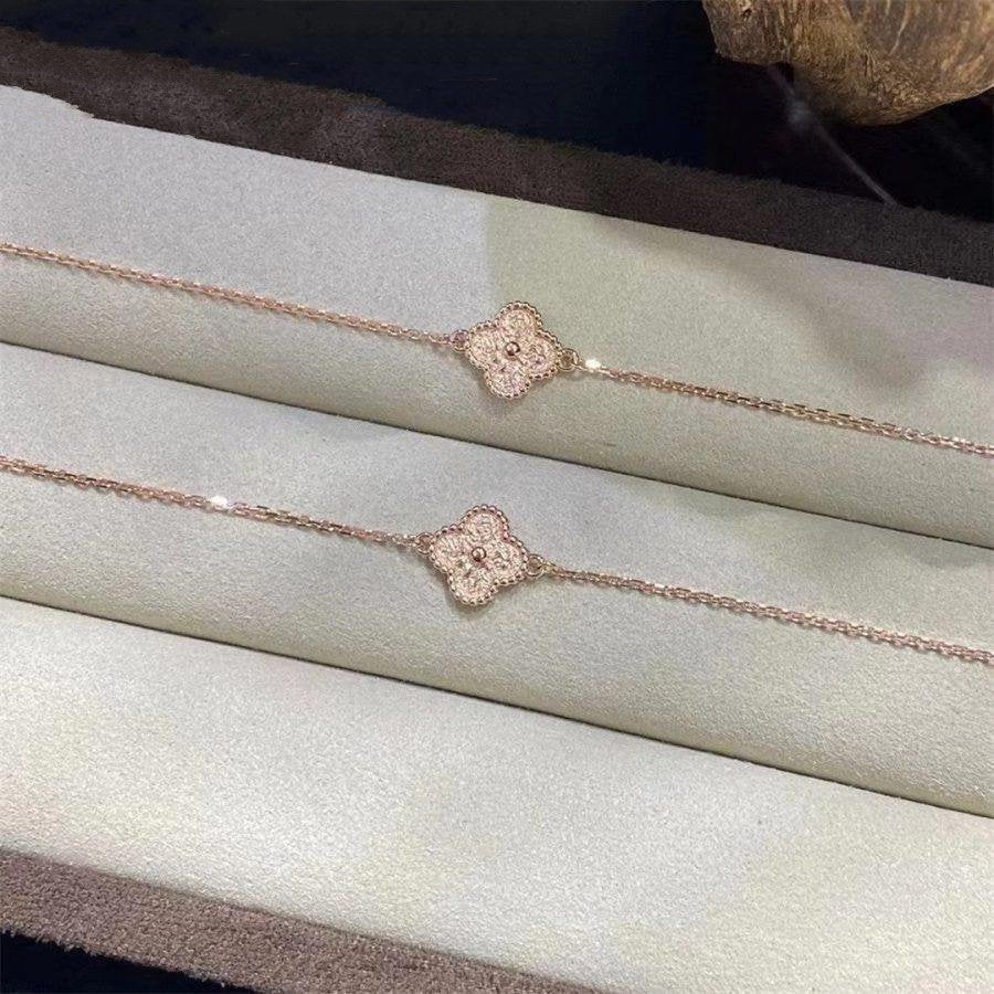 [Sophire Jewelry ]CLOVER SINGLE FLOWER BRACELET