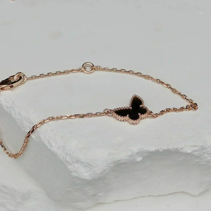 [Sophire Jewelry ]BUTTERFLY ONYX  BUTTERFLY BRACELET