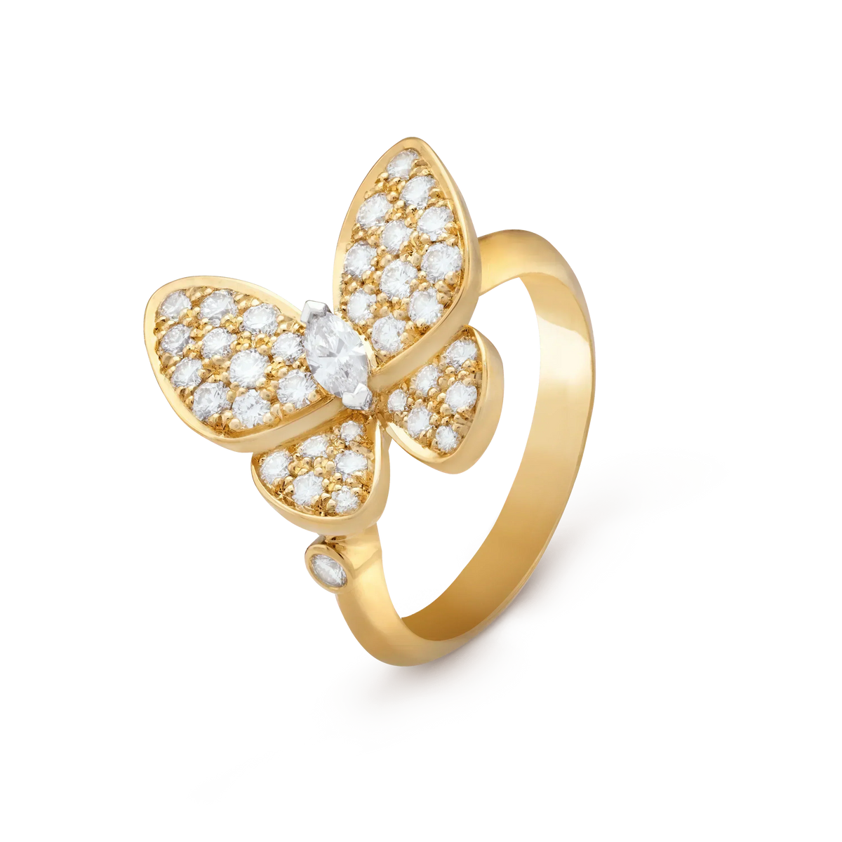 [Sophire Jewelry ]BUTTERFLY DIAMOND RING