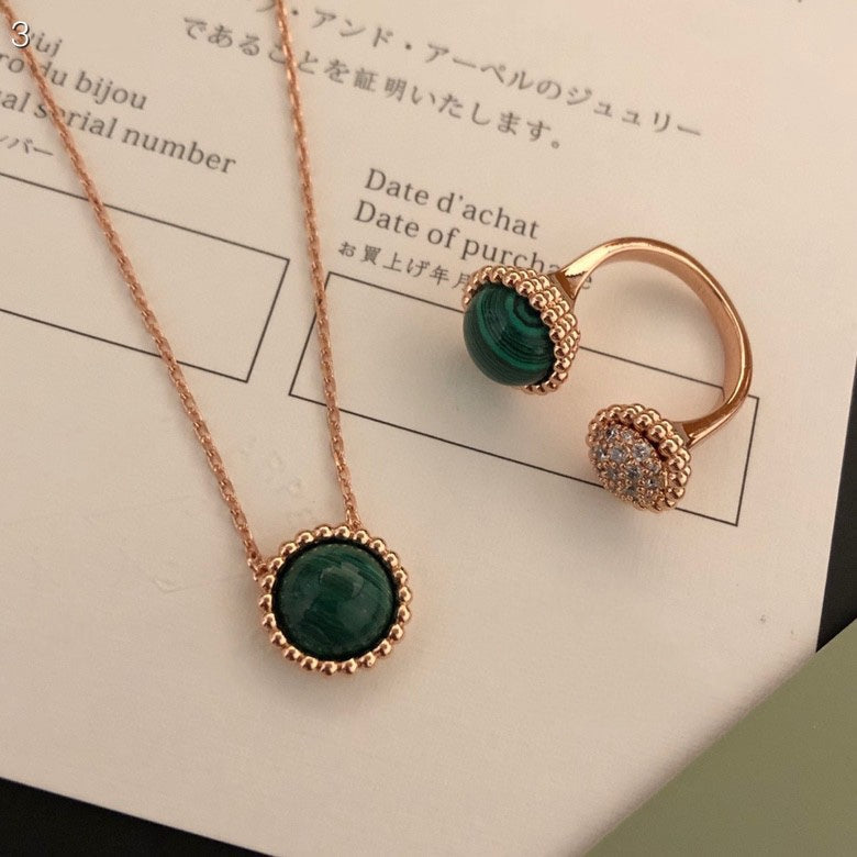 [Sophire Jewelry ]PERLEE COULEURS DIAMOND ROSE GOLD BETWEEN THE FINGER RING