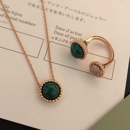 [Sophire Jewelry ]PERLEE COULEURS DIAMOND ROSE GOLD BETWEEN THE FINGER RING