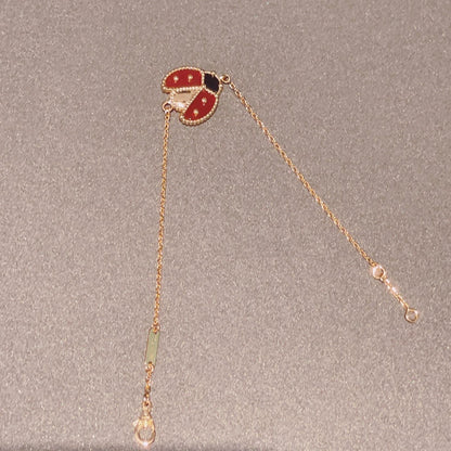 [Sophire Jewelry ]LUCKY SPRING 1 MOTIF PINK GOLD BRACELET