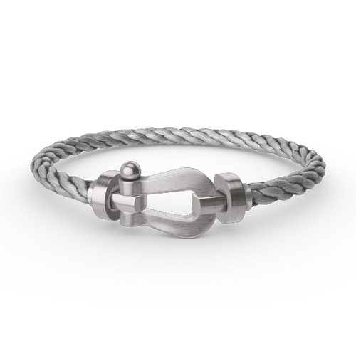 [Sophire Jewelry ]FORCE LARGE HORSESHOE NO DIAMOND BRACELET SILVER