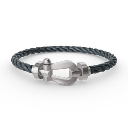 [Sophire Jewelry ]FORCE LARGE HORSESHOE NO DIAMOND BRACELET SILVER