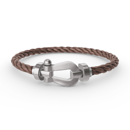 [Sophire Jewelry ]FORCE LARGE HORSESHOE NO DIAMOND BRACELET SILVER