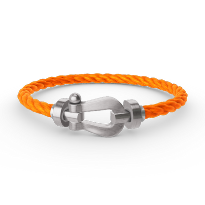 [Sophire Jewelry ]FORCE LARGE HORSESHOE NO DIAMOND BRACELET SILVER