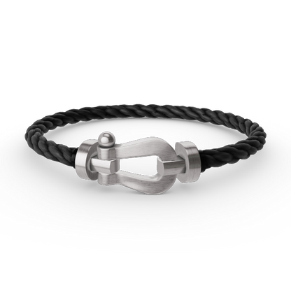 [Sophire Jewelry ]FORCE LARGE HORSESHOE NO DIAMOND BRACELET SILVER