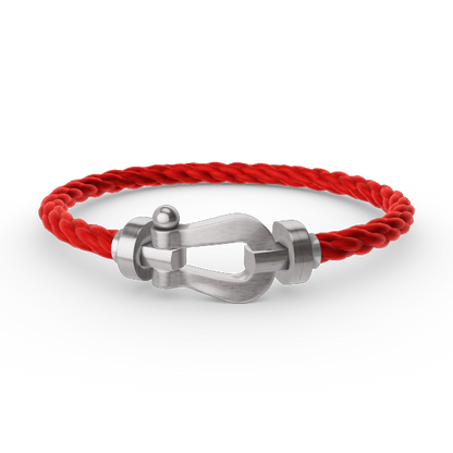 [Sophire Jewelry ]FORCE LARGE HORSESHOE NO DIAMOND BRACELET SILVER