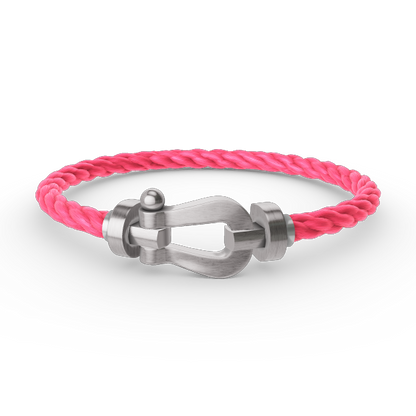 [Sophire Jewelry ]FORCE LARGE HORSESHOE NO DIAMOND BRACELET SILVER