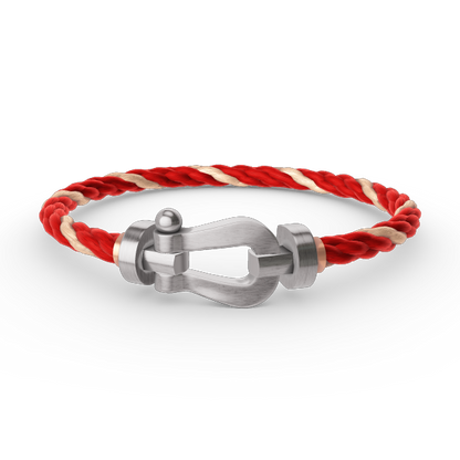 [Sophire Jewelry ]FORCE LARGE HORSESHOE NO DIAMOND BRACELET SILVER