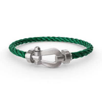 [Sophire Jewelry ]FORCE LARGE HORSESHOE NO DIAMOND BRACELET SILVER