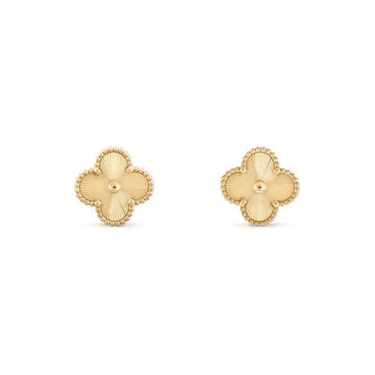 [Sophire Jewelry ]CLOVER MEDIUM 1 MOTIFS LASER EARRINGS