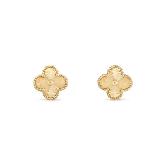 [Sophire Jewelry ]CLOVER MEDIUM 1 MOTIFS LASER EARRINGS