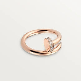 [Sophire Jewelry ]JUSTE RING 2.65MM PINK GOLD DIAMOND