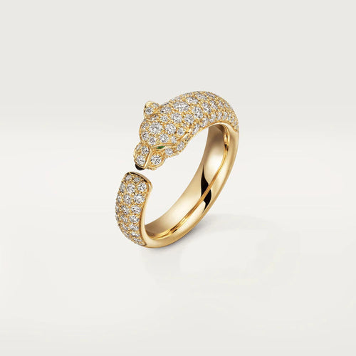 [Sophire Jewelry ]PANTHERE PINK GOLD DIAMOND RING