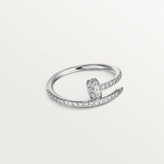 [Sophire Jewelry ]JUSTE RING 1.8MM SILVER DIAMONDS